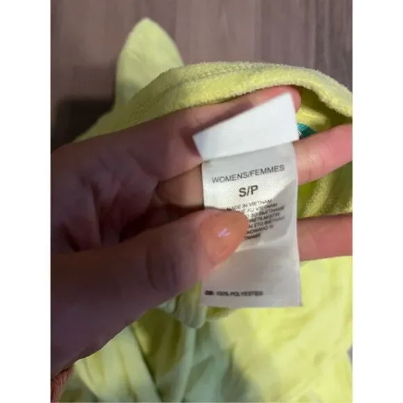 The North Face Yellow Fleece Jacket - Picture 4 of 4